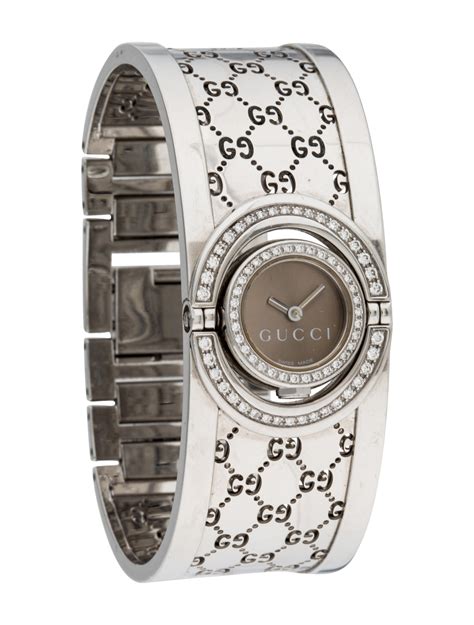 buy gucci diamond watch|real diamond watches gucci.